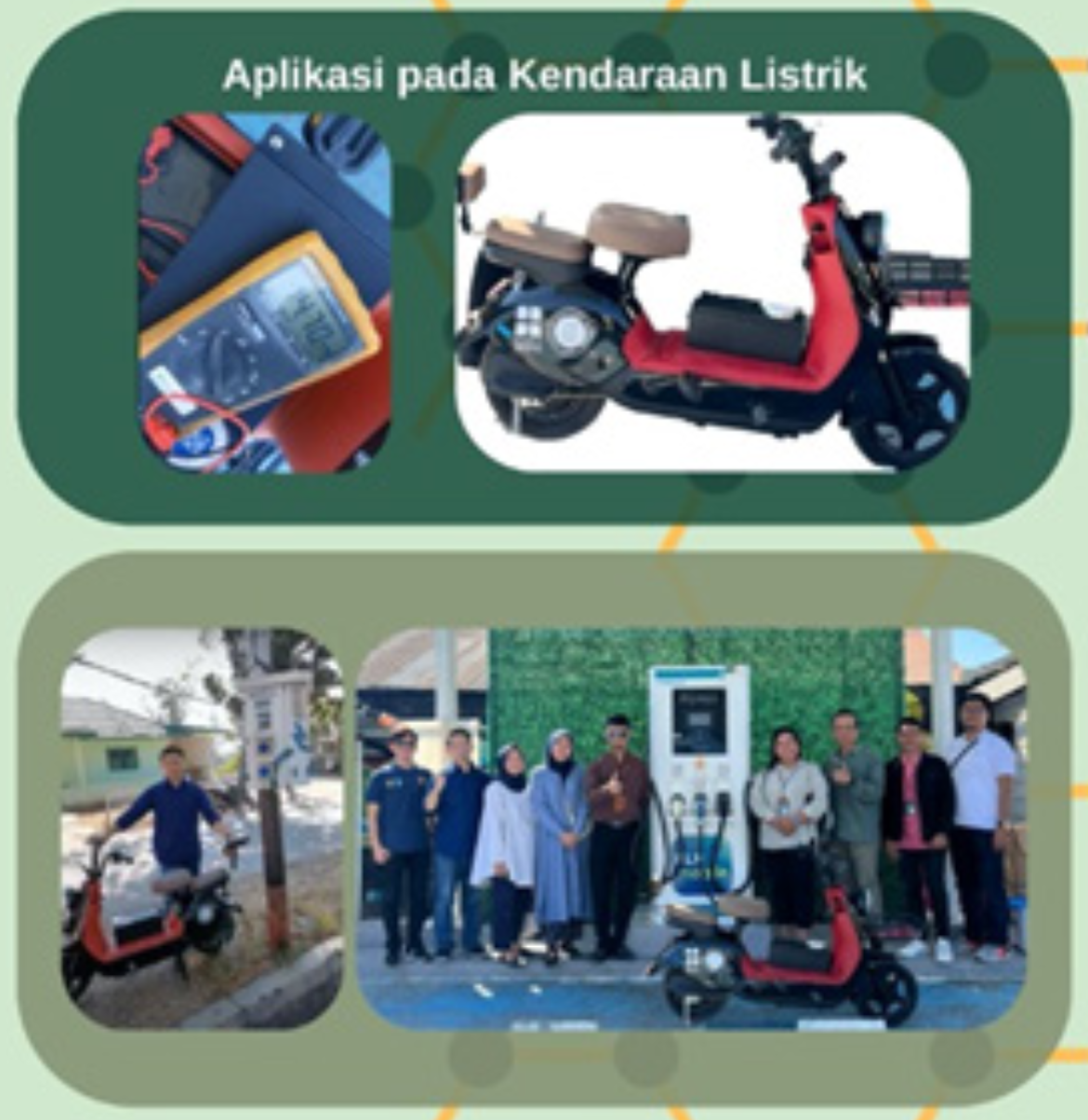 Baterei sepeda listrik dari limbah sawit