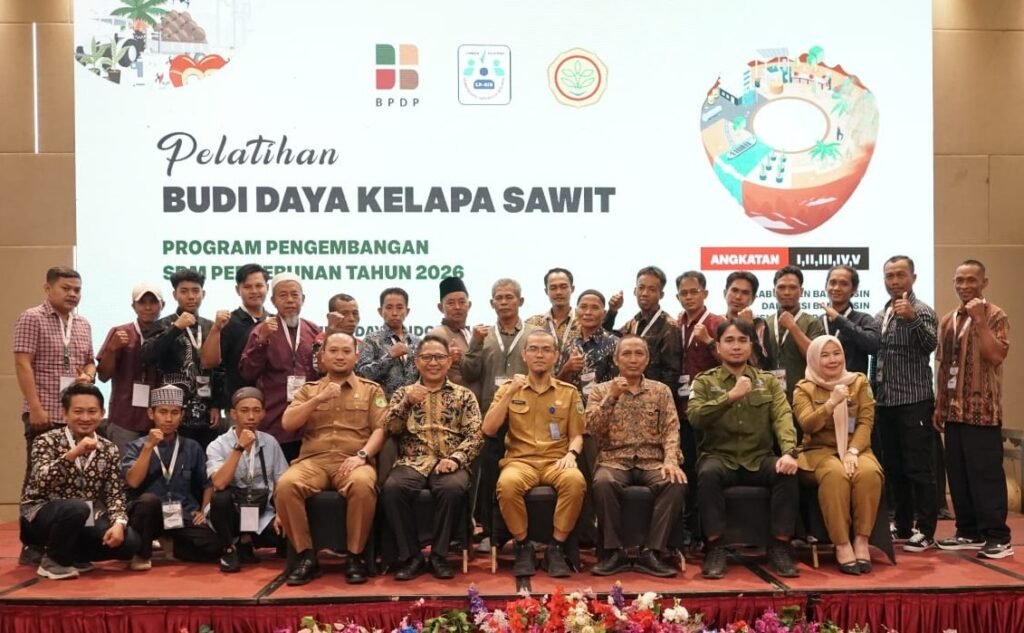 BPDP Gandeng Ditjenbun dan PT SIB Adakan Pelatihan SDM Pekebun Sawit Sumsel