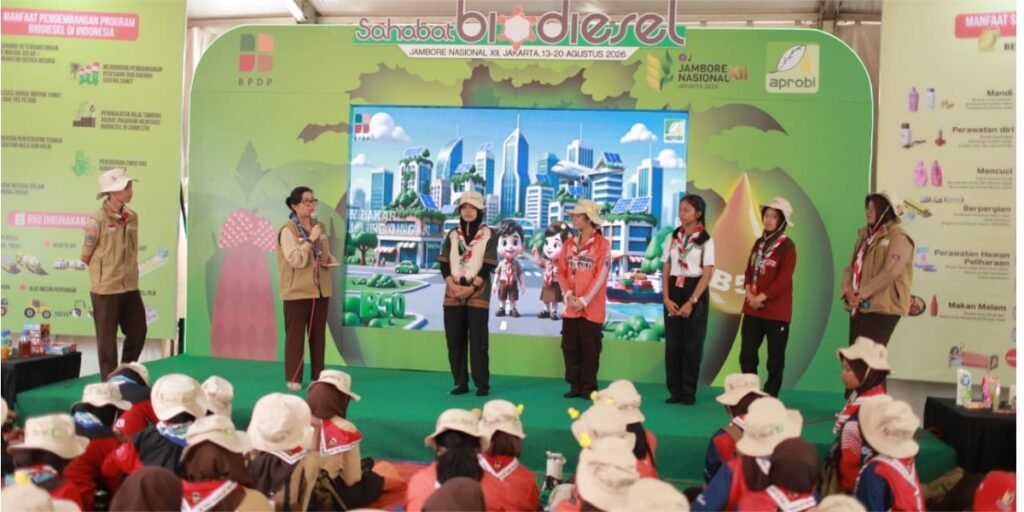 Ribuan Pramuka Peserta Jamnas 2026 Pelajari Sawit dan Energi Terbarukan Peserta Jamnas Belajar Sawit